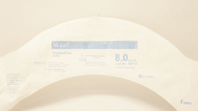 Mallinckrodt 86113 Hi-Lo Tracheal Tube Cuffed 8.0mm I.D. (x)